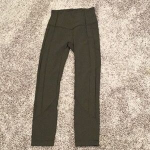 Lululemon Khaki Leggings Size 2